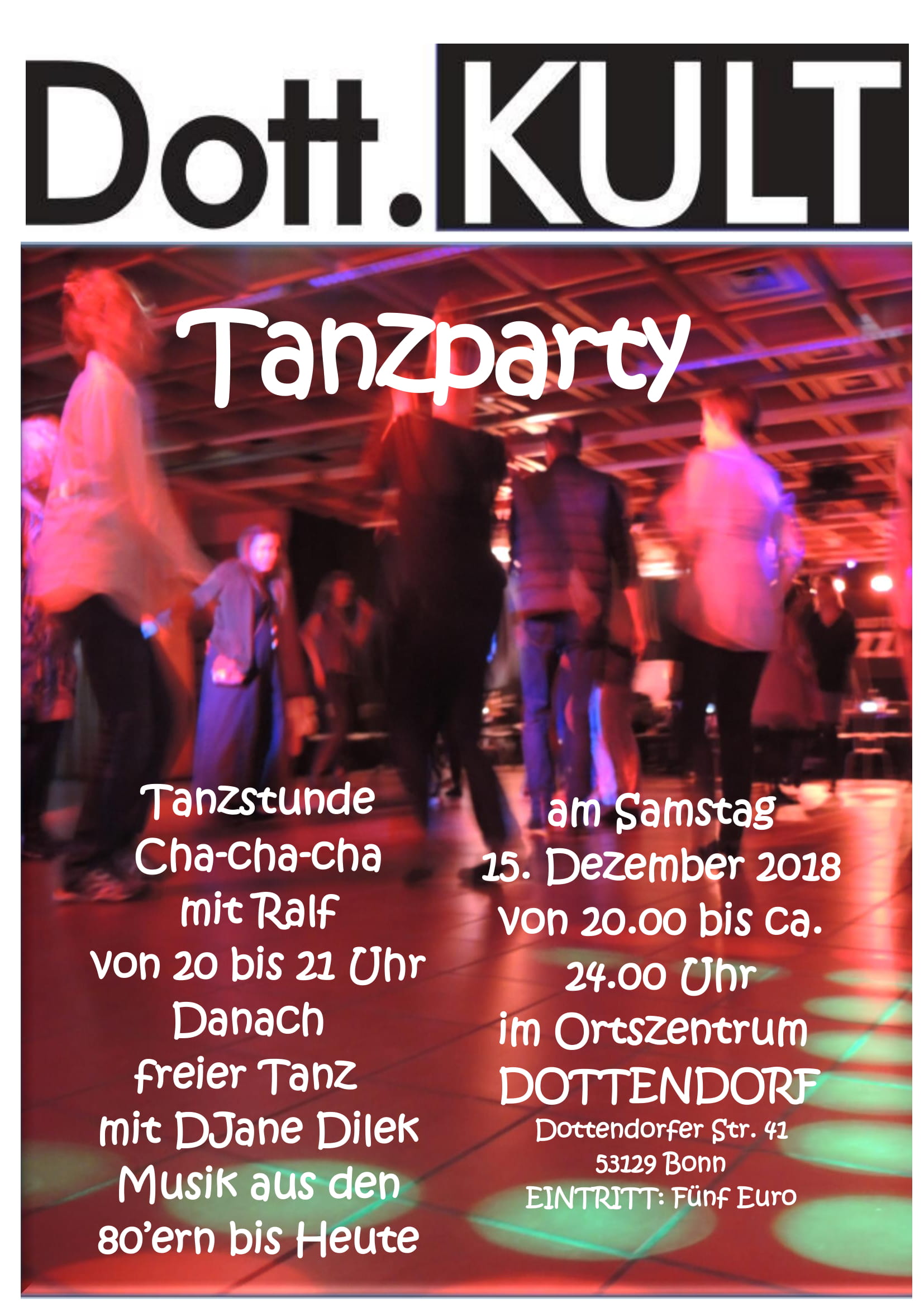 Plakat: Tanzen in Dottendorf